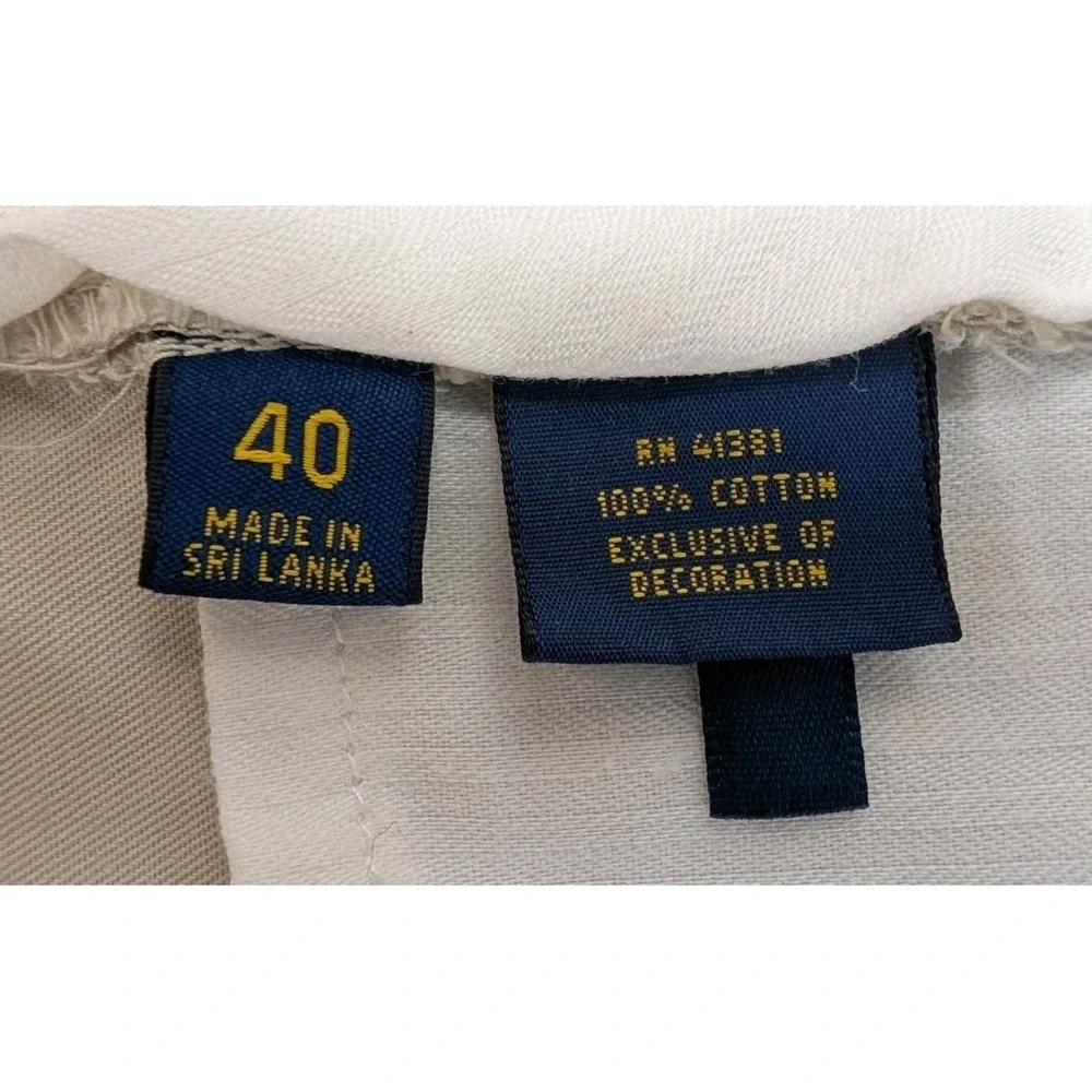 Polo Ralph Lauren Men's Shorts 40 Waist Beige Preppy